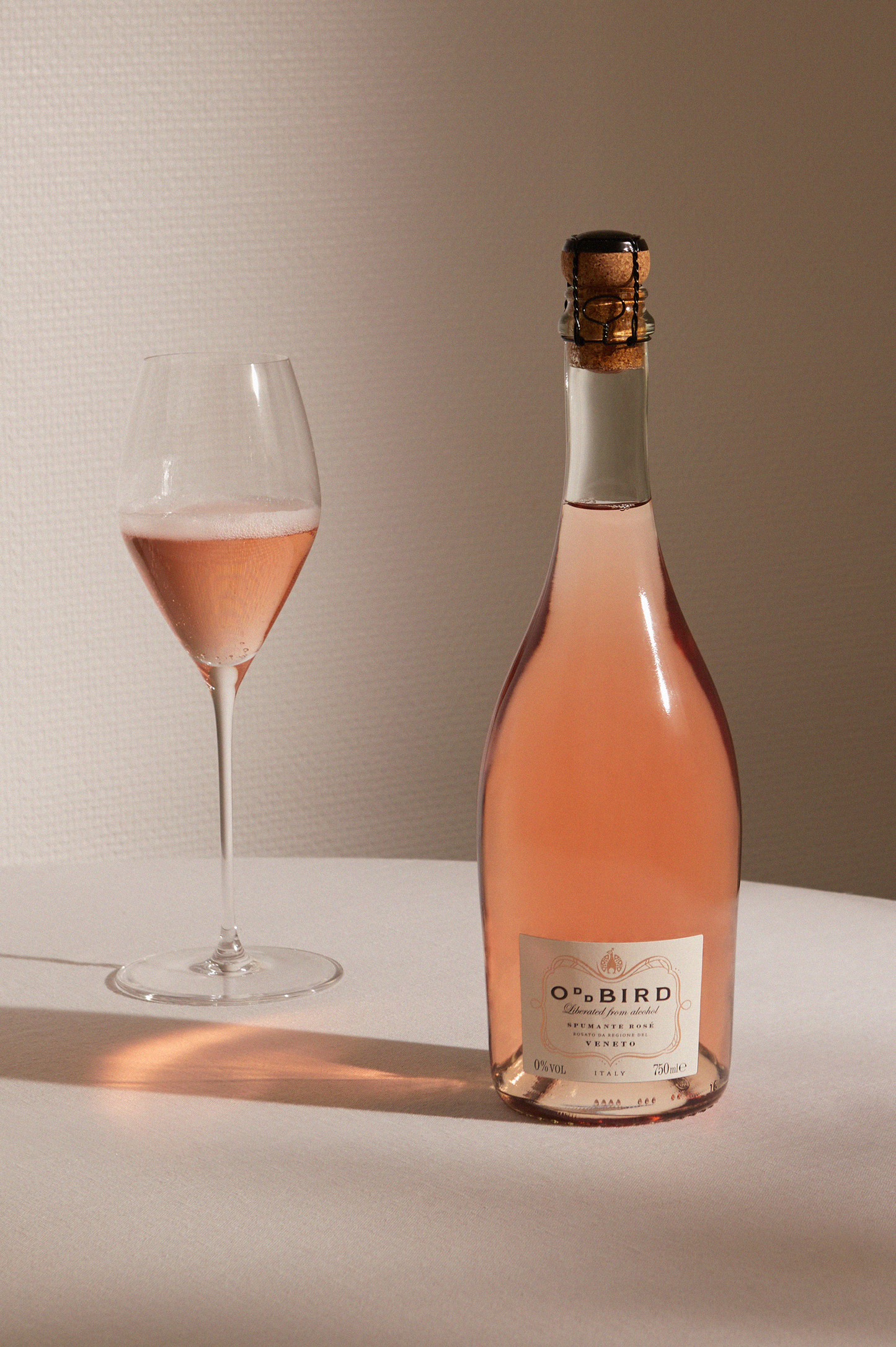 ODDBIRD Spumante Rosé | Alternative Sans Alcool au Prosecco Rosé