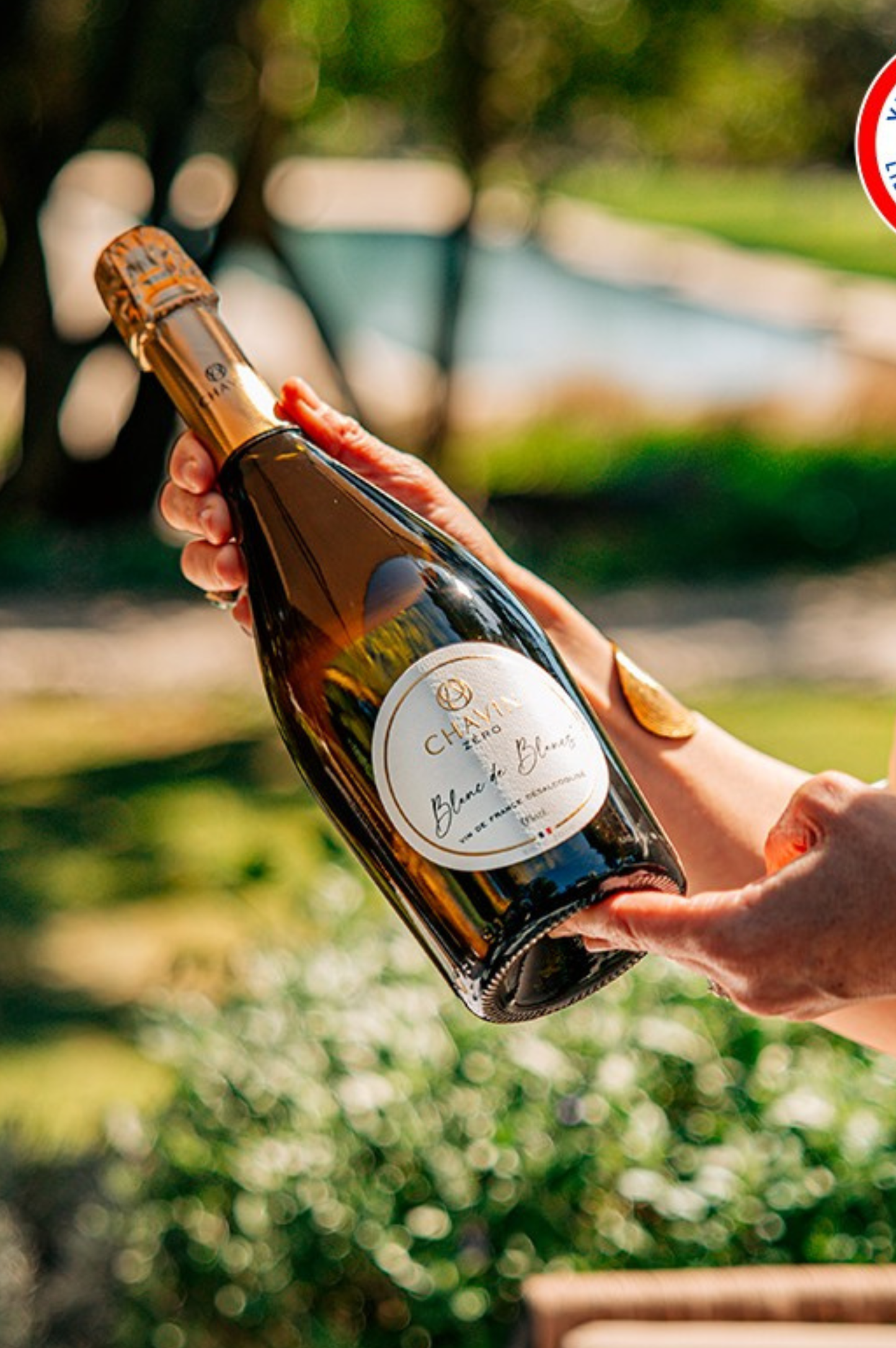 CHAVIN ZERO Blanc de Blancs Effervescent - Vin De France désalcoolisé - 75cl