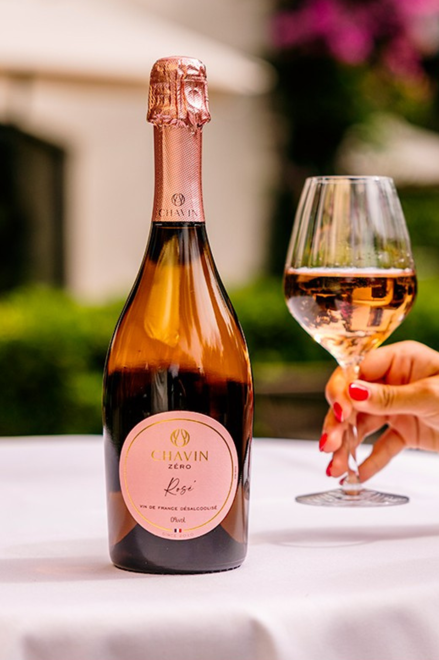 CHAVIN ZERO Rosé Effervescent - Vin De France désalcoolisé - 75cl