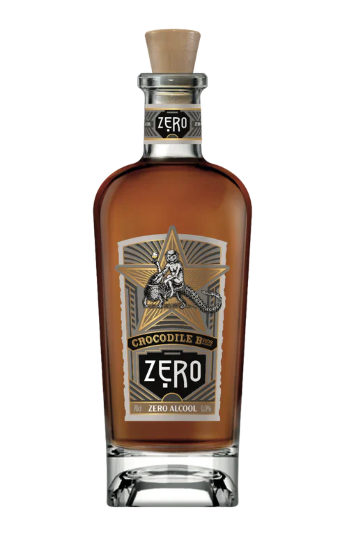 Crocodile Brothers Zéro – Alternative au Cognac Sans Alcool – 70CL