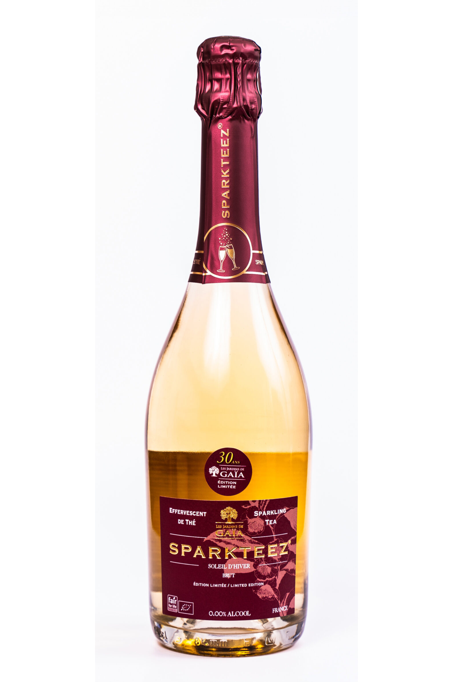 Sparkteez – Cuvée Soleil d’Hiver 75cl - Thé pétillant édition limitée