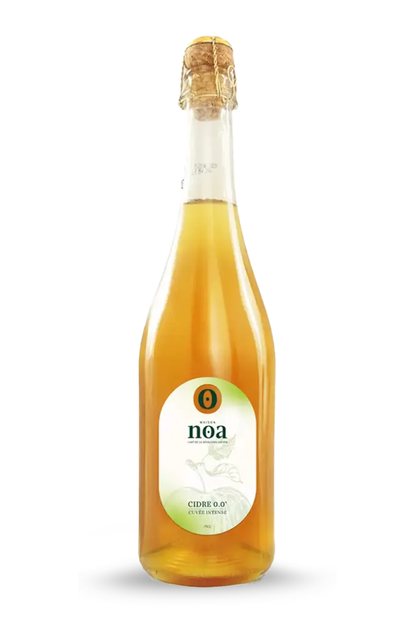 Maison NOA Cuvée Intense 0.0 – Cidre désalcoolisé non filtré 100 % pommes