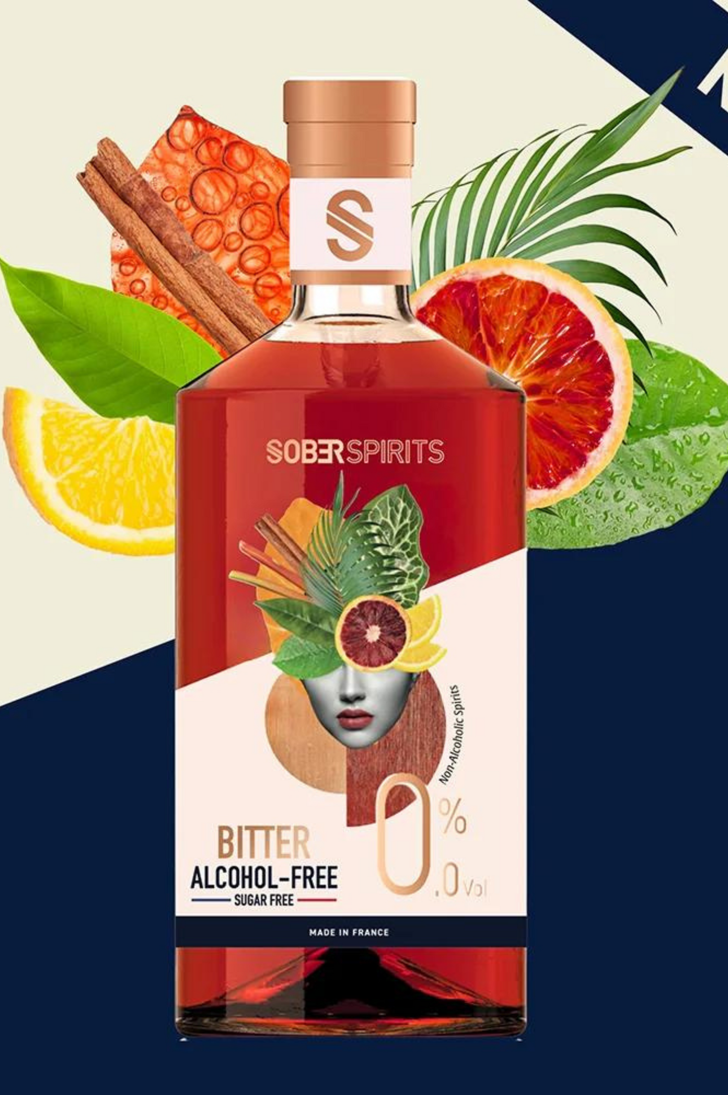 SOBER Spirits Bitter 50cl | Apéritif Sans Alcool Premium