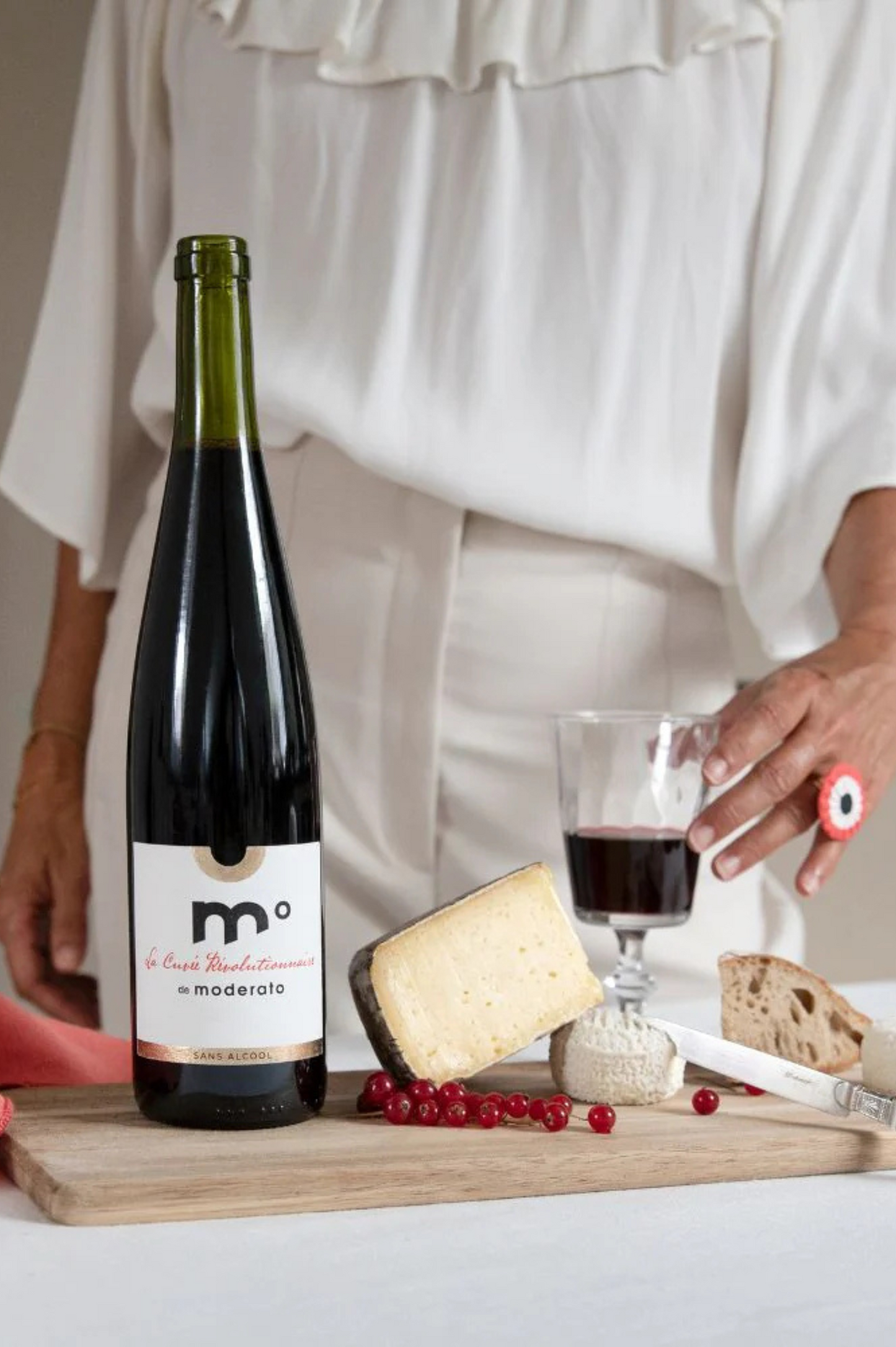 Modérato Cuvée Révolutionnaire - Merlot Tannat - Rouge désalcoolisé - 750ML