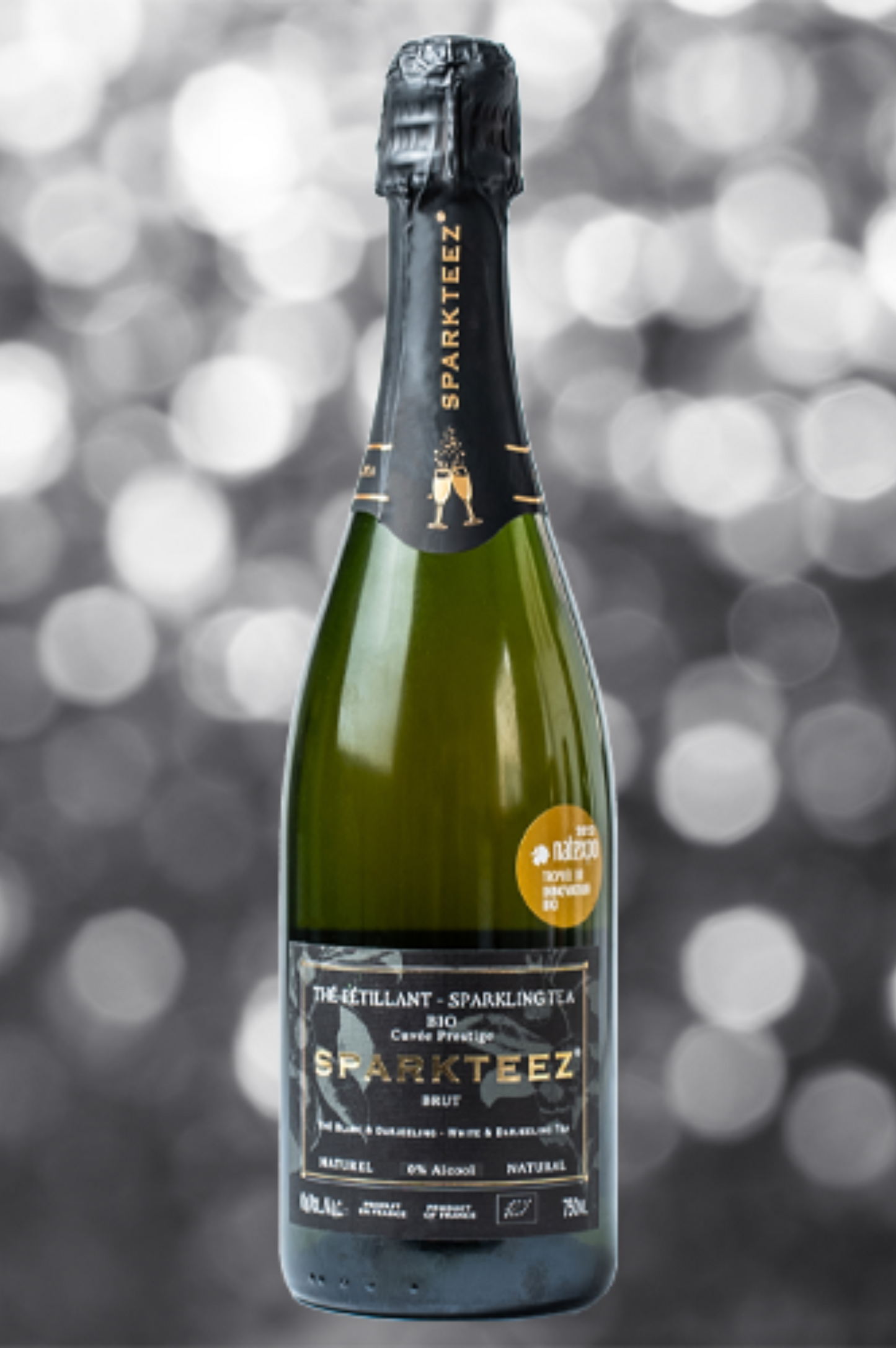 Sparkteez - Thé Pétillant Sans Alcool - 75CL