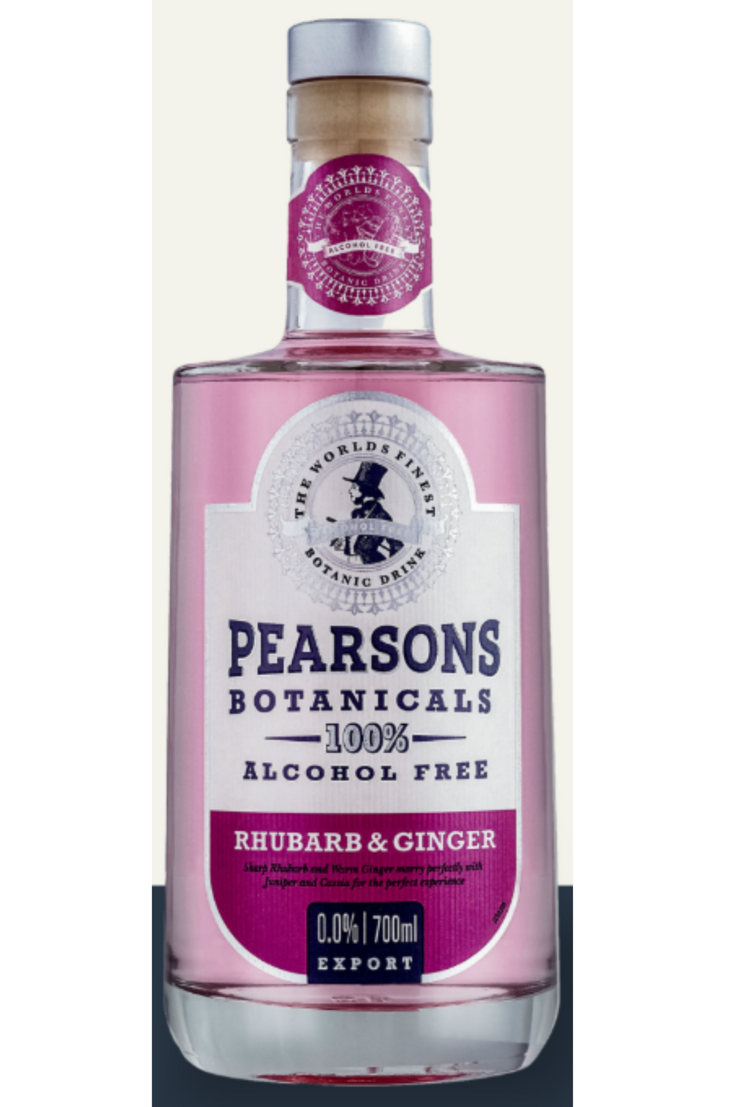 Pearsons Botanicals - Gin Rhubarbe Gingembre - 700ML