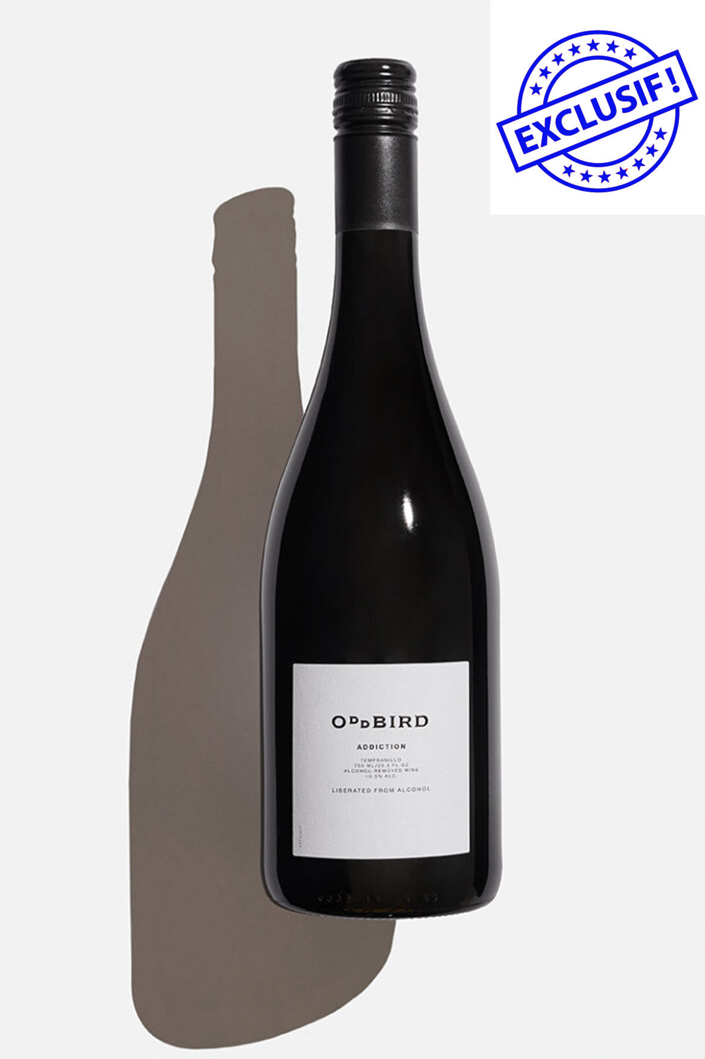 ODDBIRD Addiction - Vin Rouge Sans Alcool Premium - 75CL