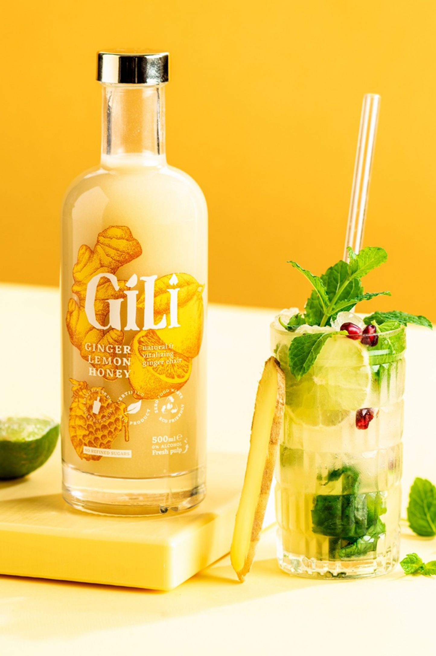 GILI - Concentré Bio Gingembre, Citron et Miel - 50CL