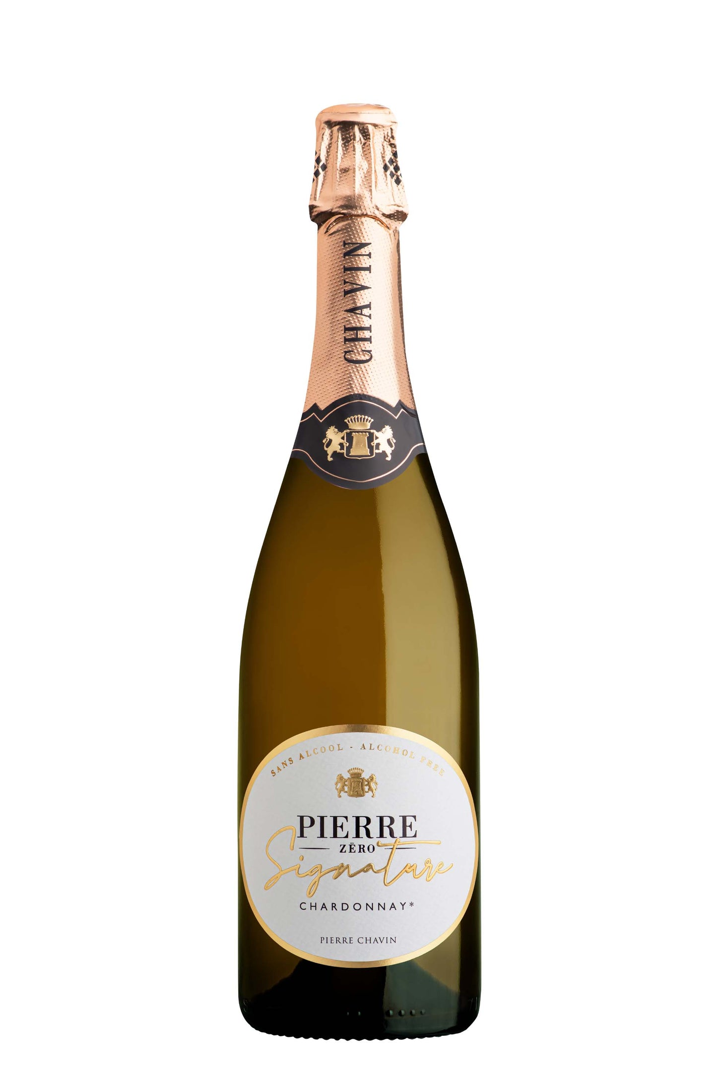 PIERRE CHAVIN - PIERRE ZERO SIGNATURE - EFFERVESCENT BLANC - BIO - BOISSON SANS ALCOOL - 750ML