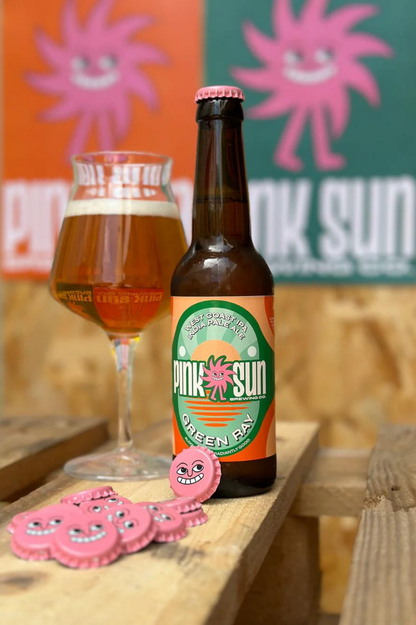 PINKSUN - Green Ray West Coast IPA 33CL