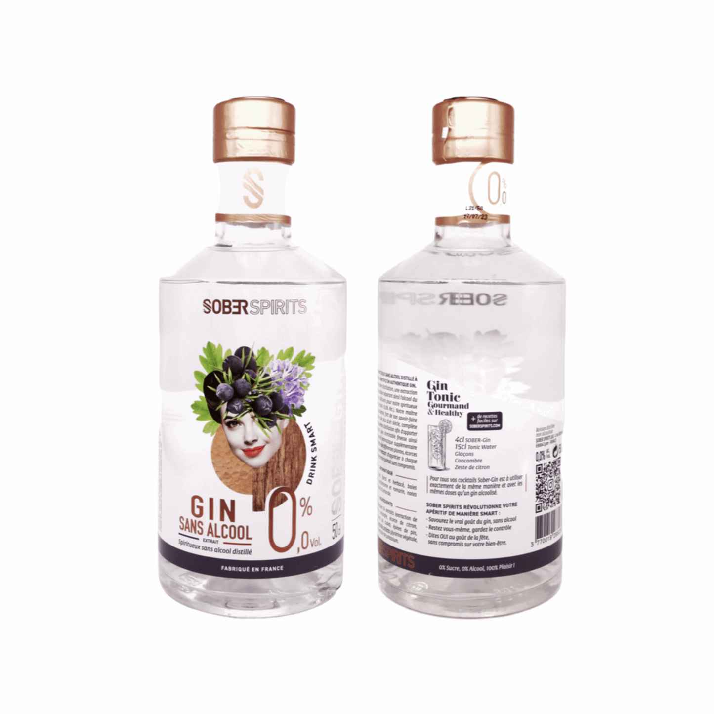 SOBER - SoberGin 0.0% - 50cl - xavieralcoolsansalcool