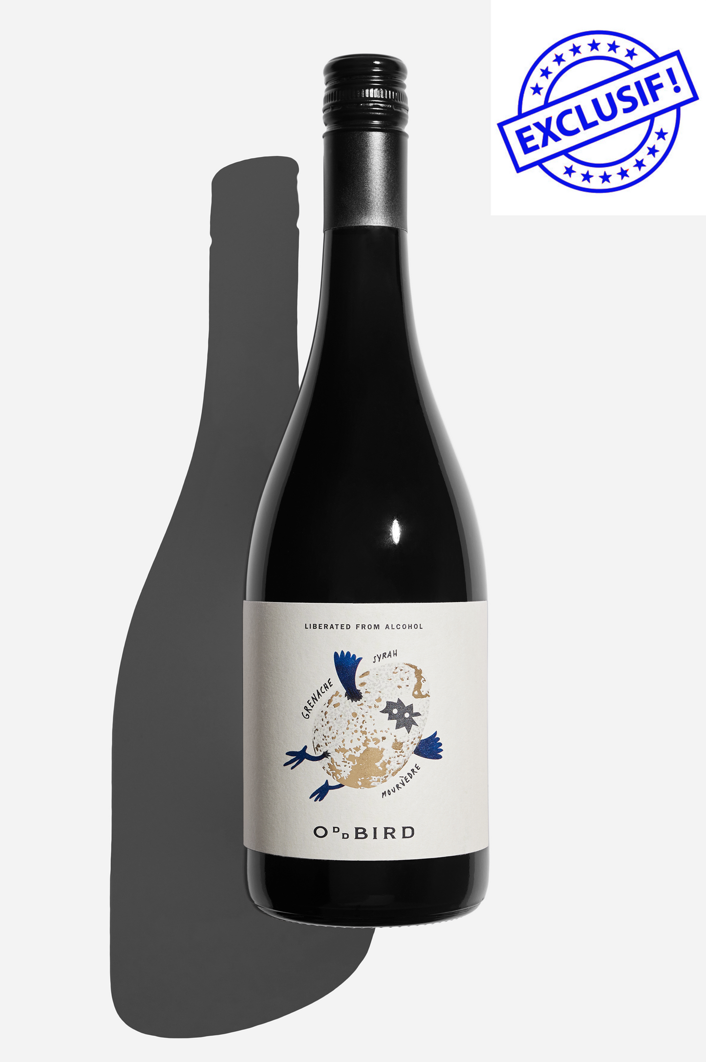ODDBIRD Grenache Syrah Mourvèdre (GSM) | Vin Rouge Sans Alcool Premium