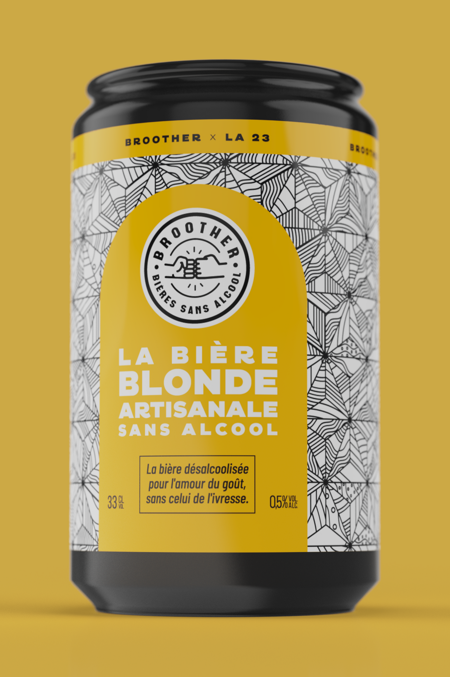 Broother - Bière Blonde Sans Alcool - 330ML