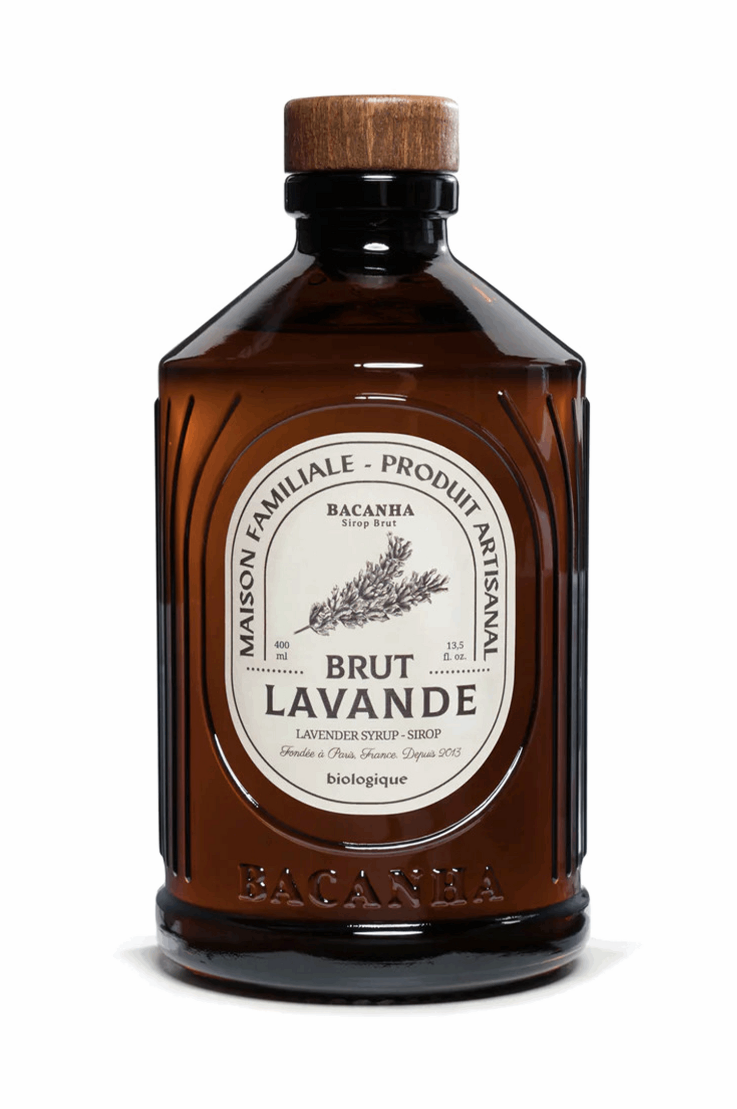 Bacanha SIROP DE LAVANDE BRUT - BIOLOGIQUE - 400ML