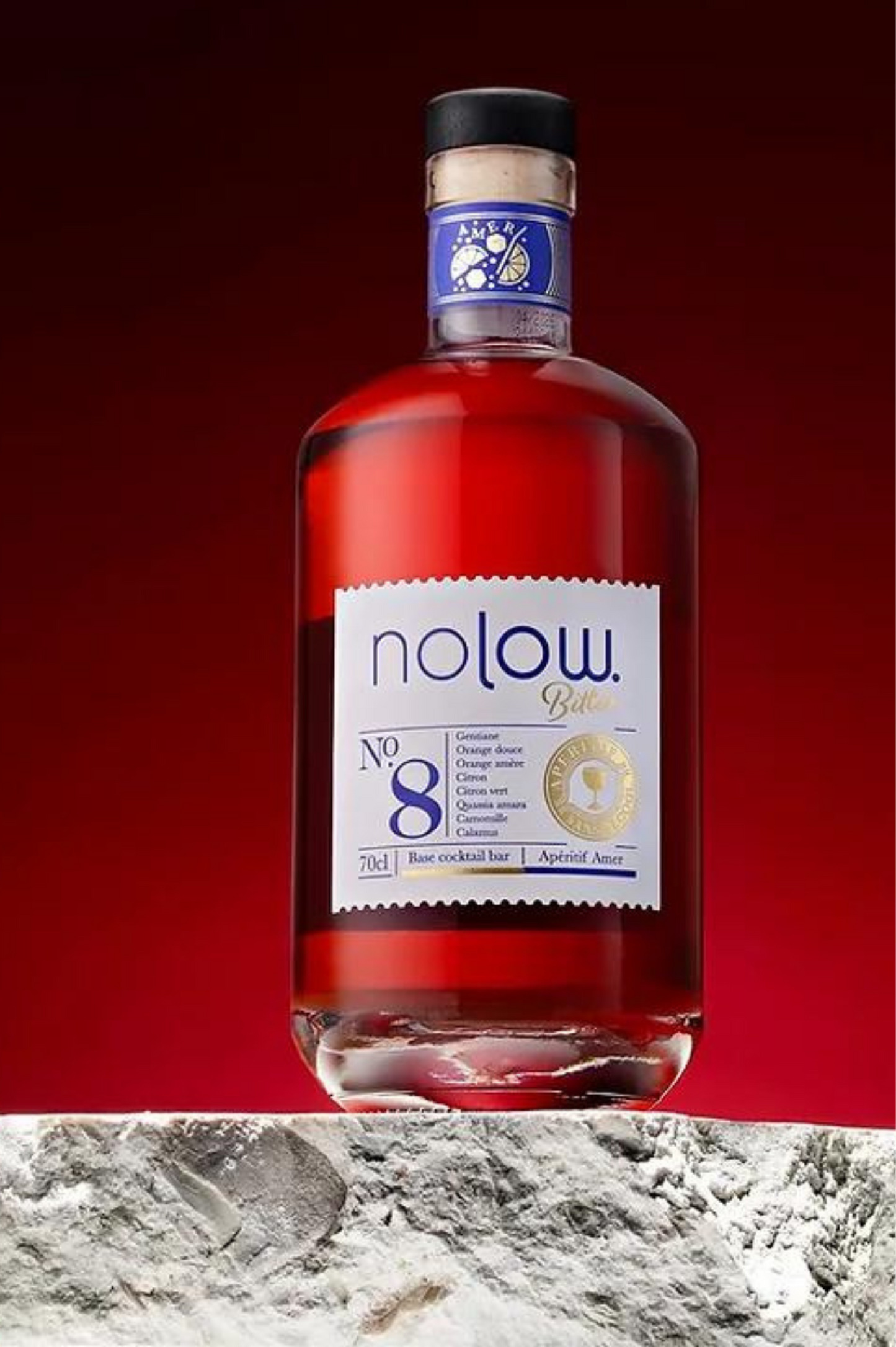 NOLOW N°8 Bitter 70cl | Apéritif Sans Alcool Premium