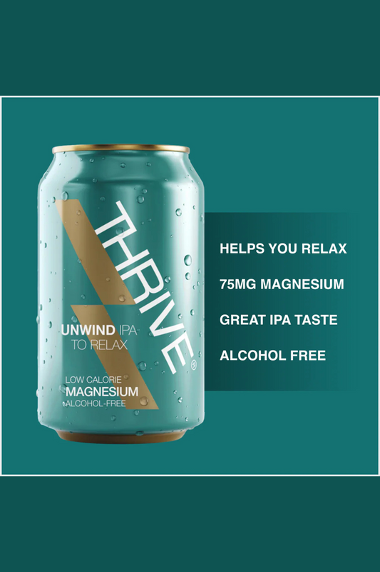 Thrive Unwind – IPA Sans Alcool Riche en Magnésium – Canette 33CL