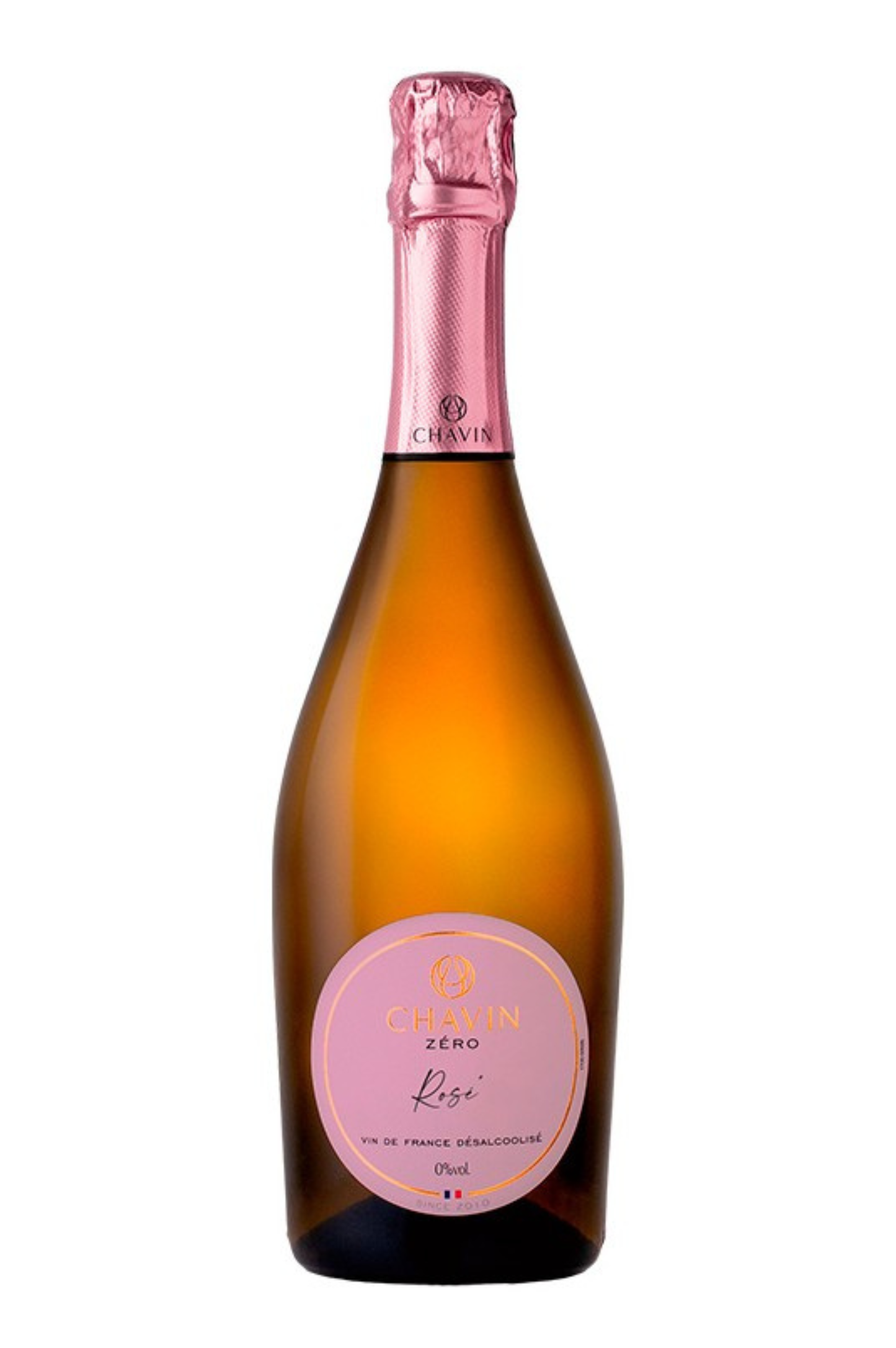 CHAVIN ZERO Rosé Effervescent - Vin De France désalcoolisé - 75cl