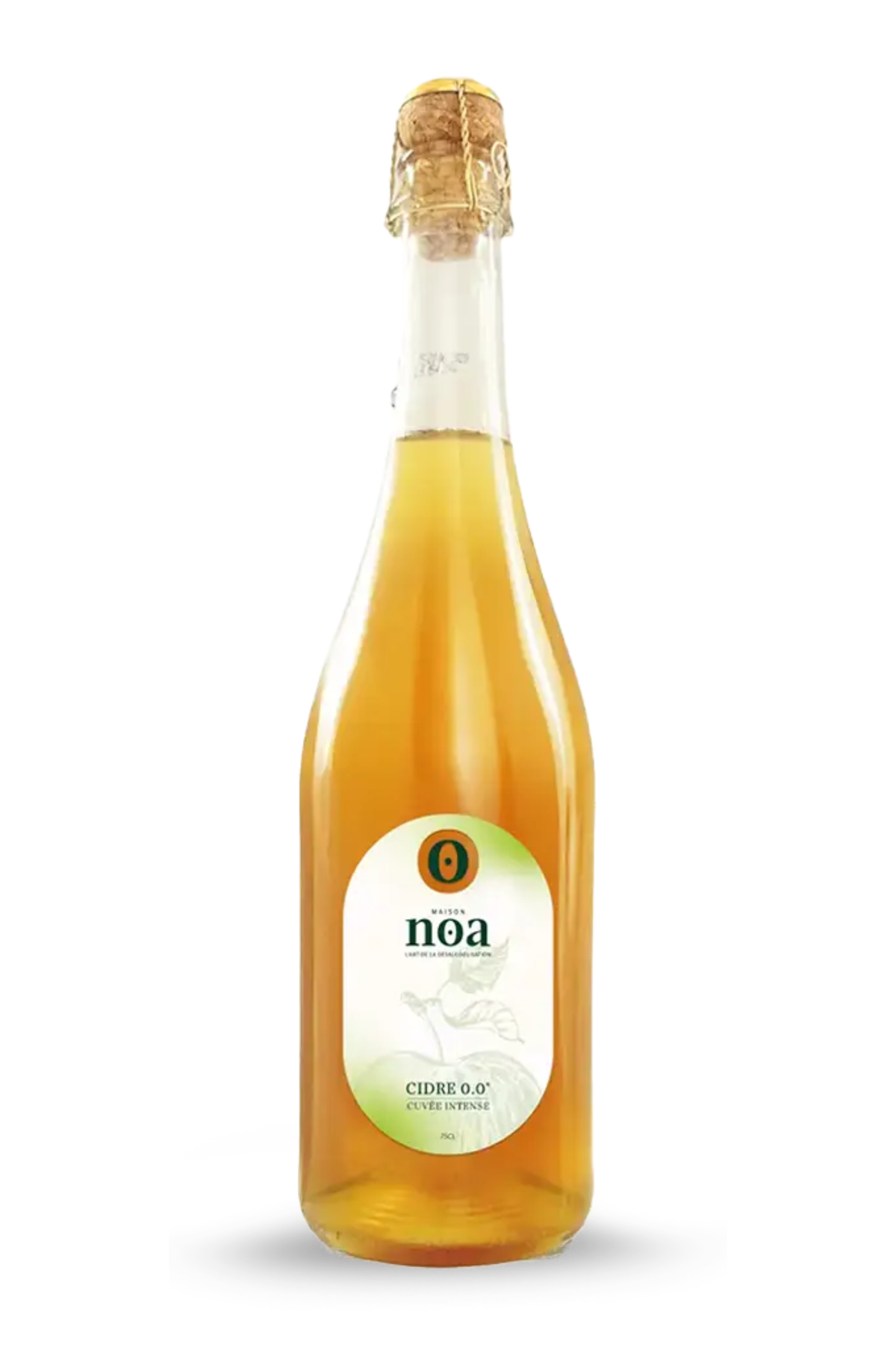 Maison NOA Cuvée Intense 0.0 – Cidre désalcoolisé non filtré 100 % pommes