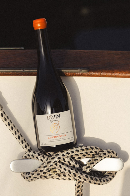 Divin Vigneron Chardonnay – Vin blanc sans alcool 0,5 % 75CL