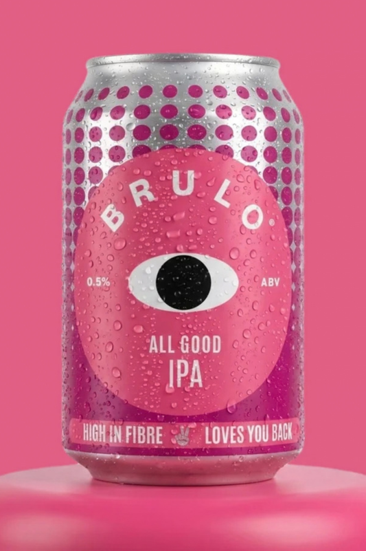 BRULO All Good IPA – Bière IPA sans alcool 0,5 % riche en fibres