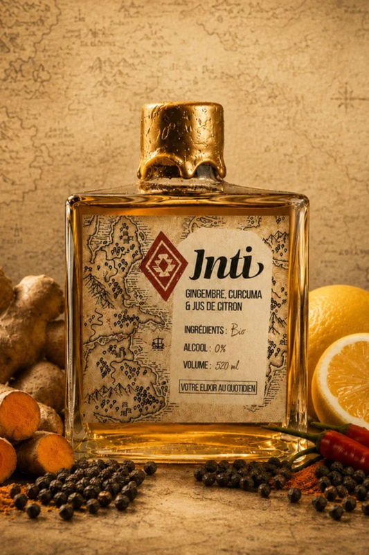 INTI – Concentré BIO de gingembre, citron curcuma