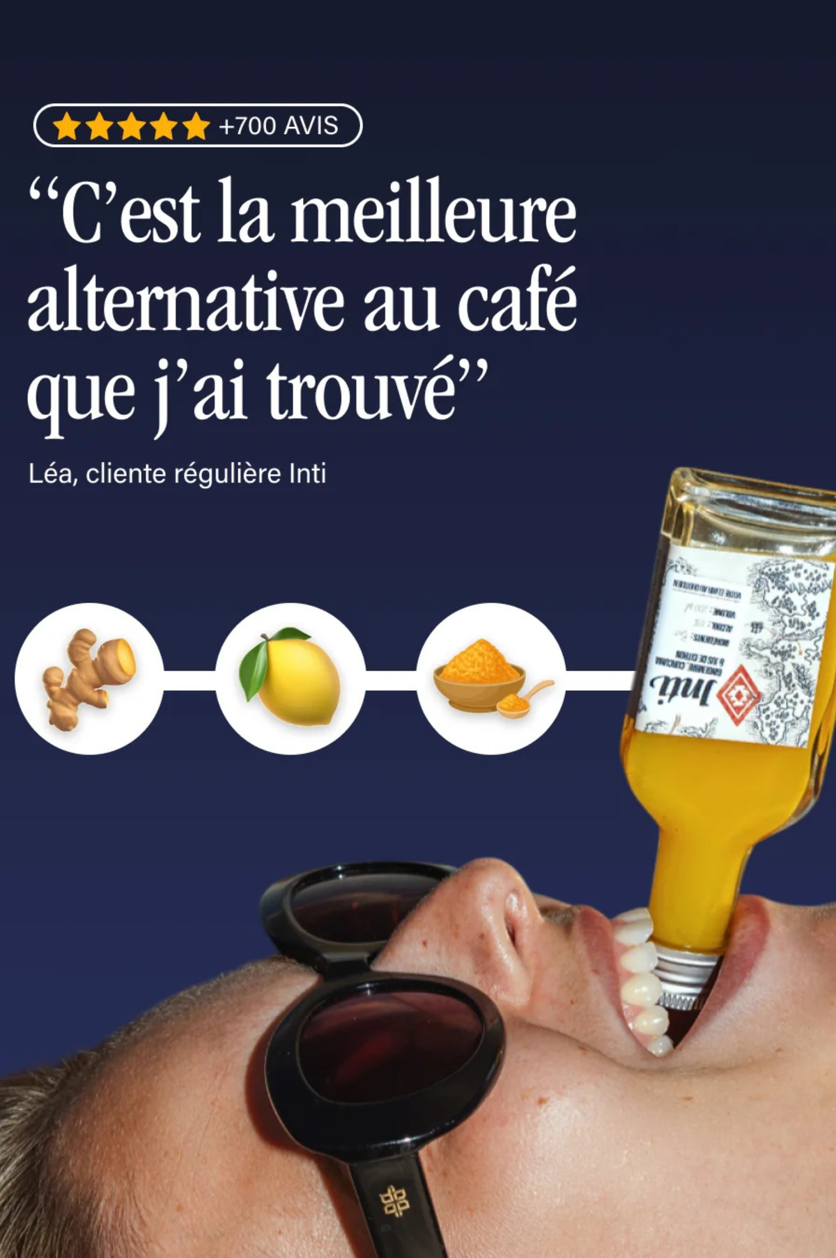 INTI – Concentré BIO de gingembre, citron curcuma