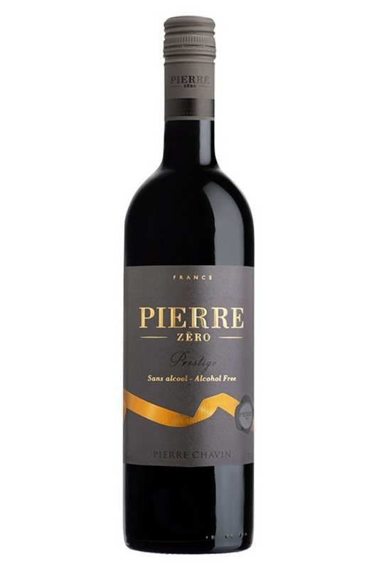 PIERRE ZERO Prestige Merlot - Boisson sans alcool - 750ml