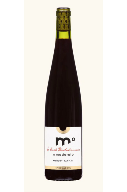 Modérato Cuvée Révolutionnaire - Merlot Tannat - Rouge désalcoolisé - 750ML