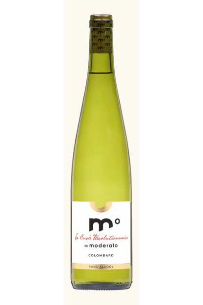 Modérato Cuvée Révolutionnaire - Vin Blanc Sans Alcool - Colombard -  750ML