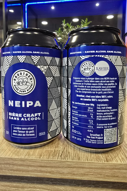 BROOTHER x XAVIER ALCOOL SANS ALCOOL NEIPA  Notre première création signature 0%