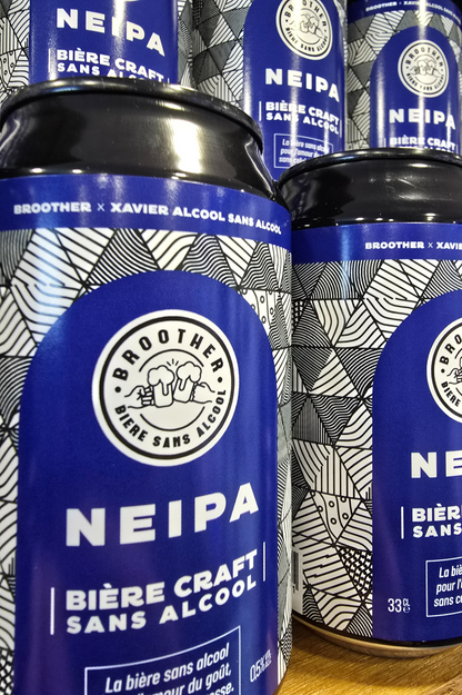 BROOTHER x XAVIER ALCOOL SANS ALCOOL NEIPA  Notre première création signature 0%